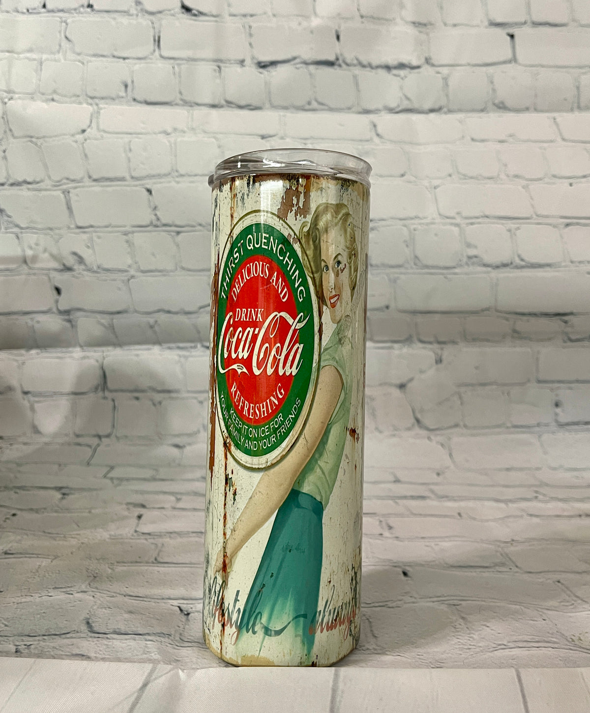 Photo of Retro Coca Cola Sign – 20 oz Tumbler