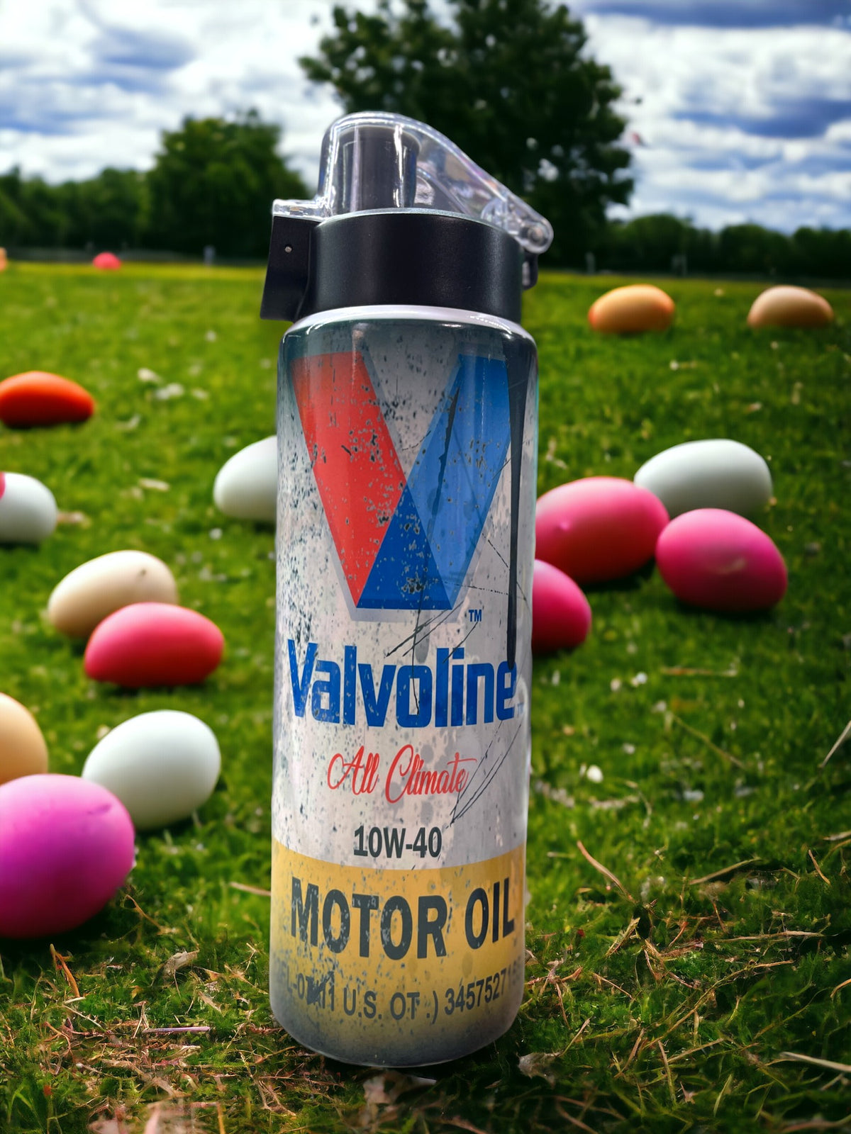 Photo of Old Valvoline Oil – 26 oz Fruit Infuser Water Tumbler
