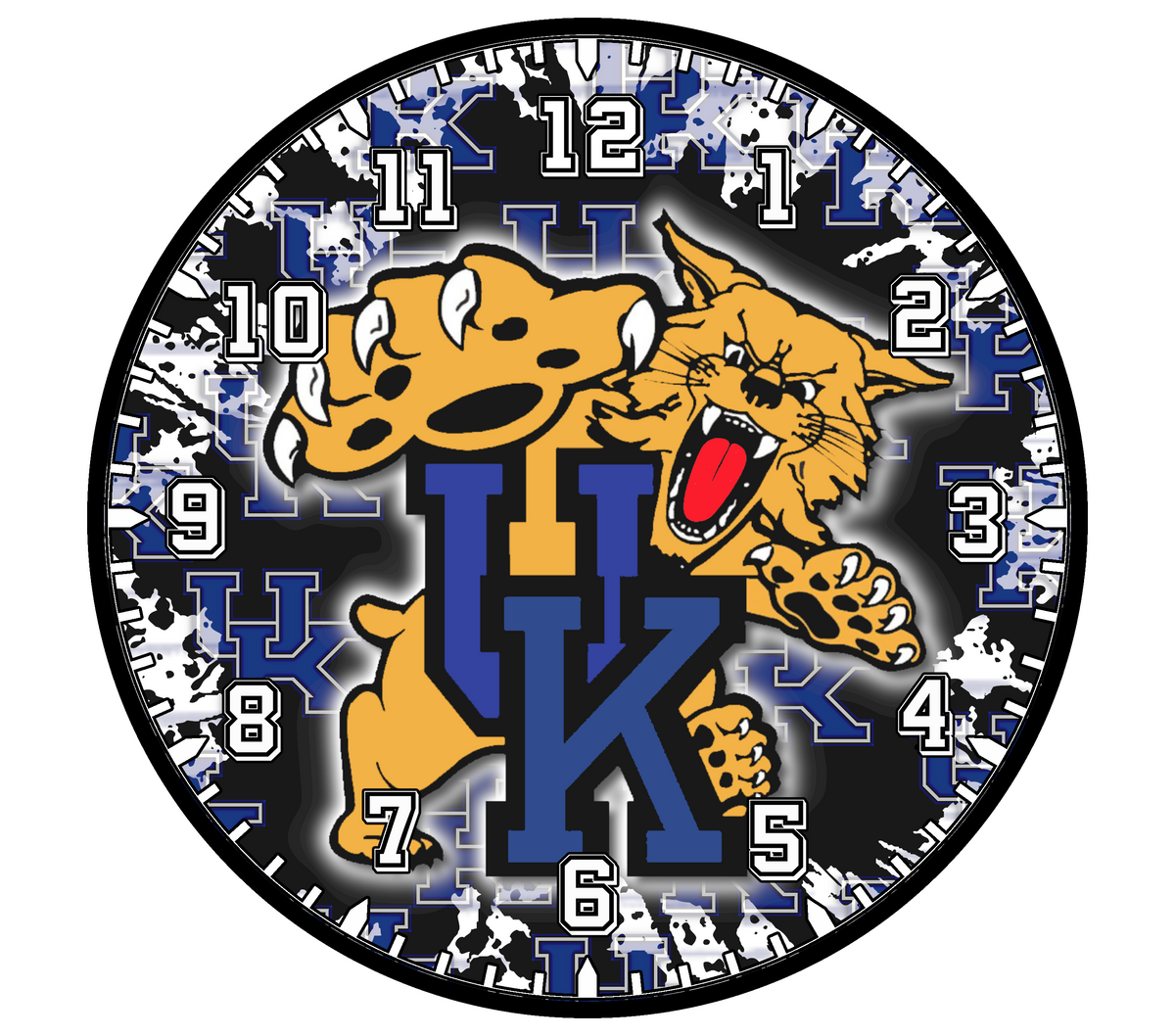 Photo of Kentucky Wildcats Ceramic Basketball Clock