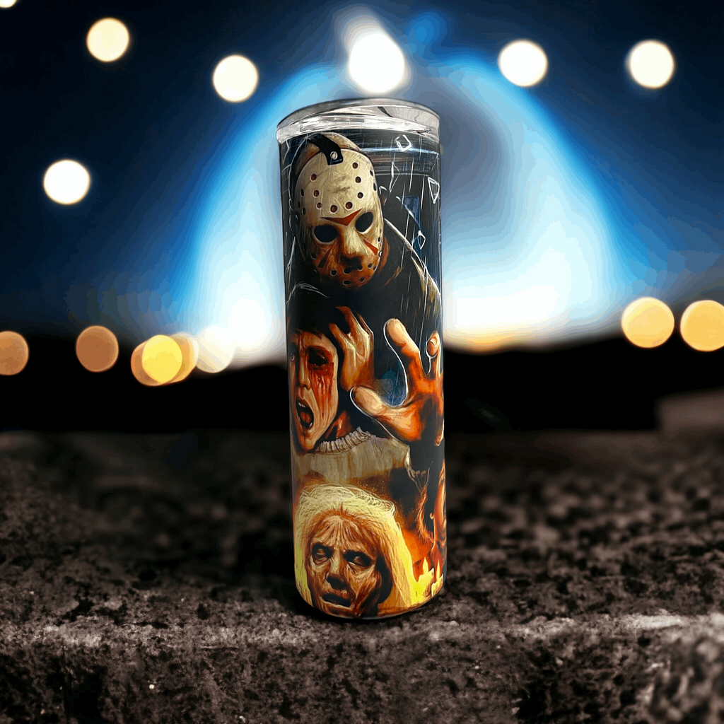 20 oz Friday The 13th Blue Glow N Dark