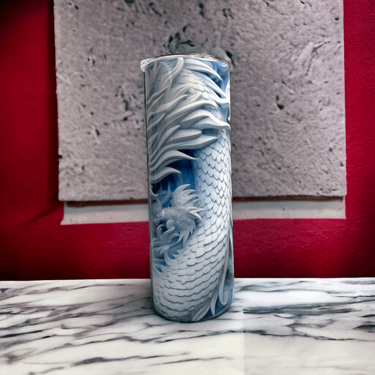 20 oz Dragon UV Blue Tumbler