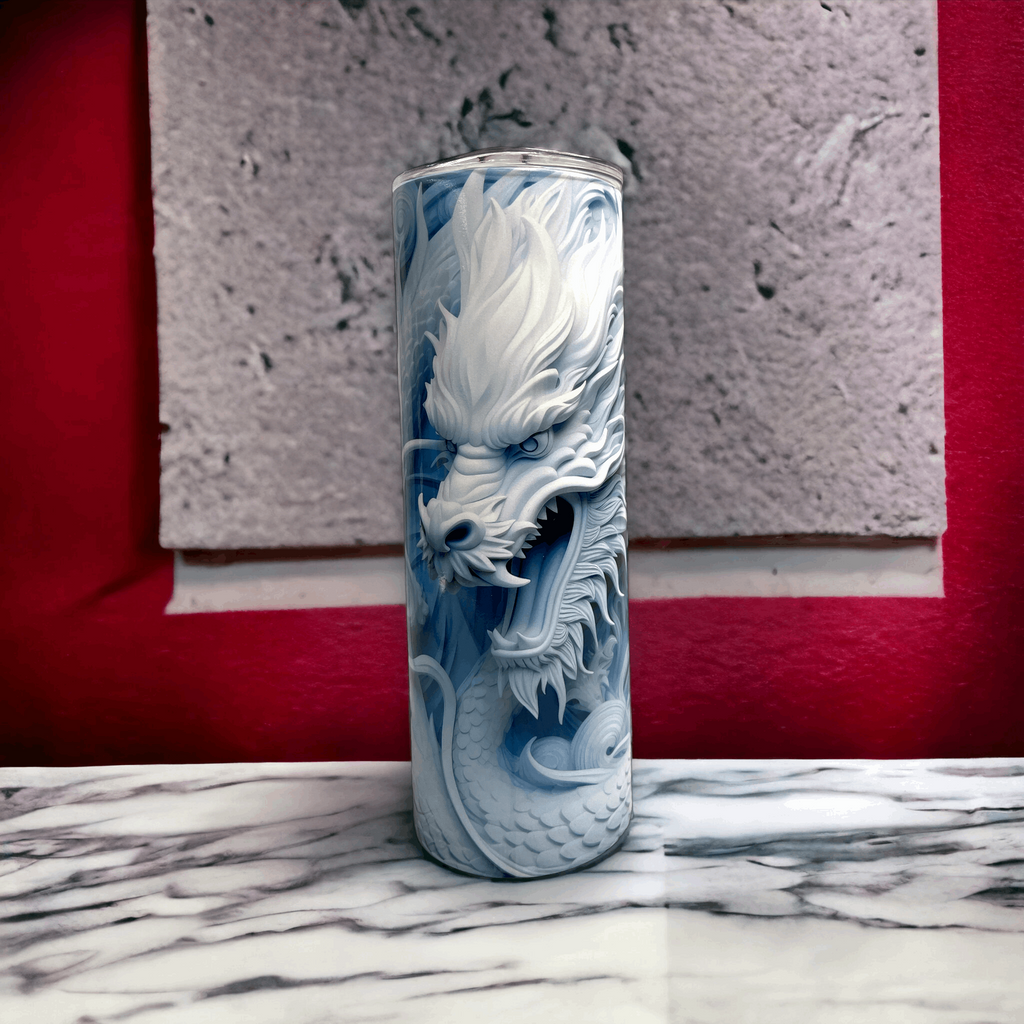 20 oz Dragon UV Blue Tumbler
