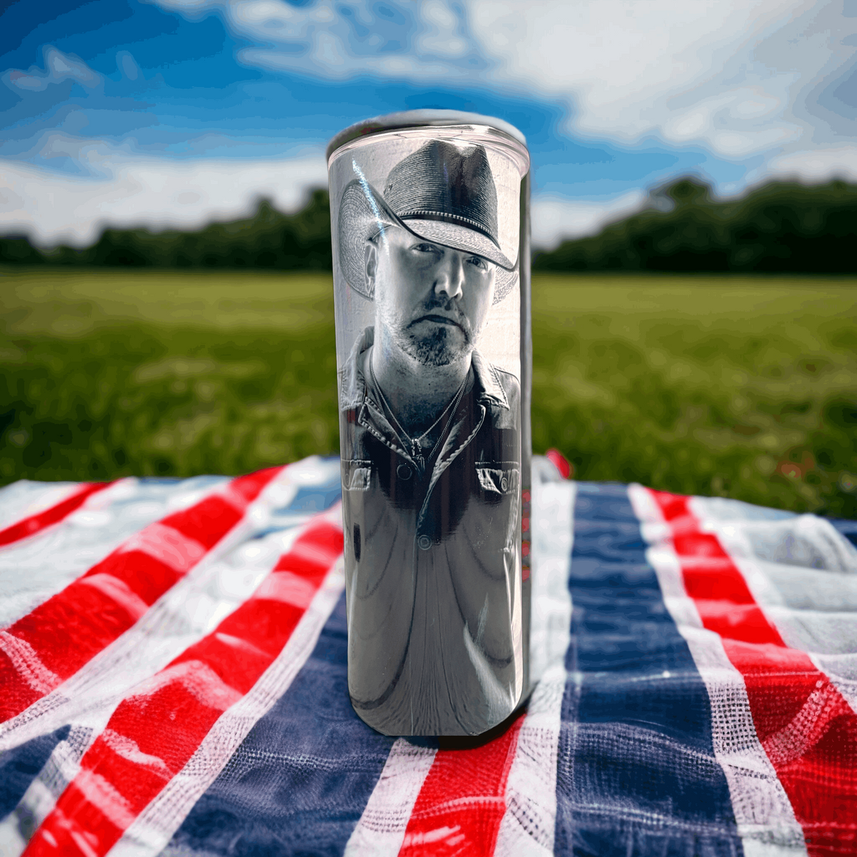 20 oz Jason Aldean Small Town Tumbler