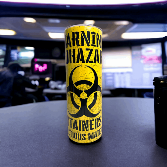 20 oz Yellow BioHazard Tumbler