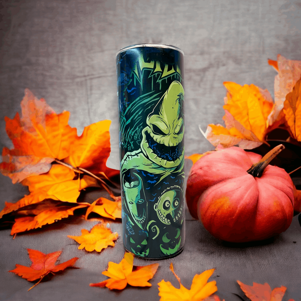 20 oz Green Glow N Dark BoogieMan Tumbler