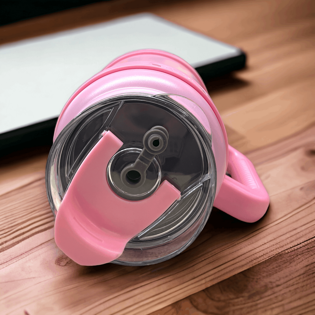 50oz Pink Powder Coated Tumbler