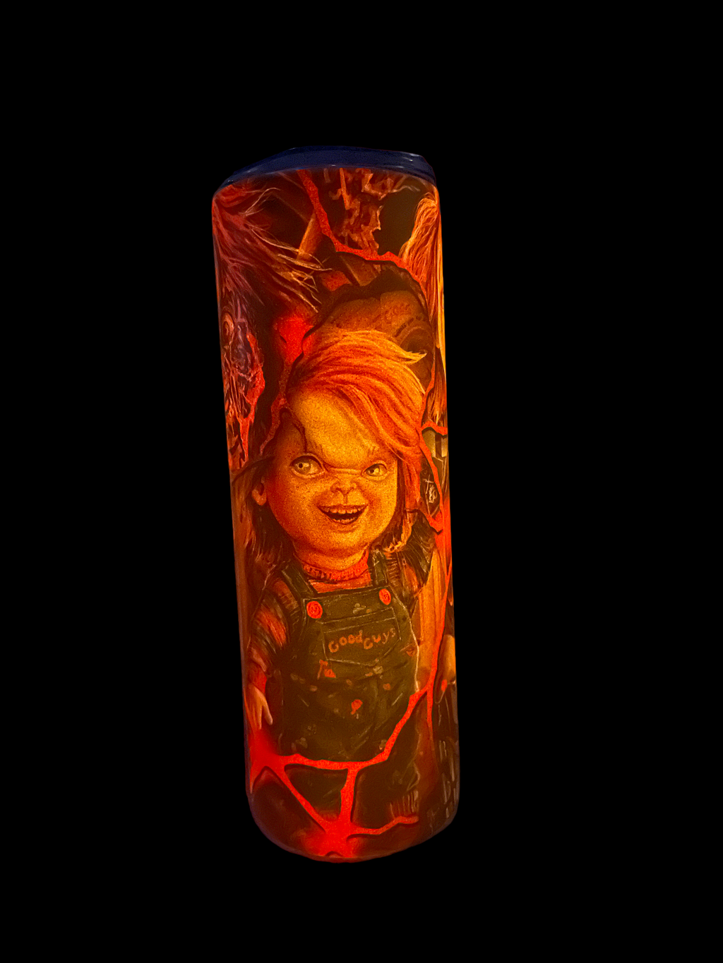 Photo of Child's Play Chucky Red Glow-in-the-Dark – 20 oz Tumbler