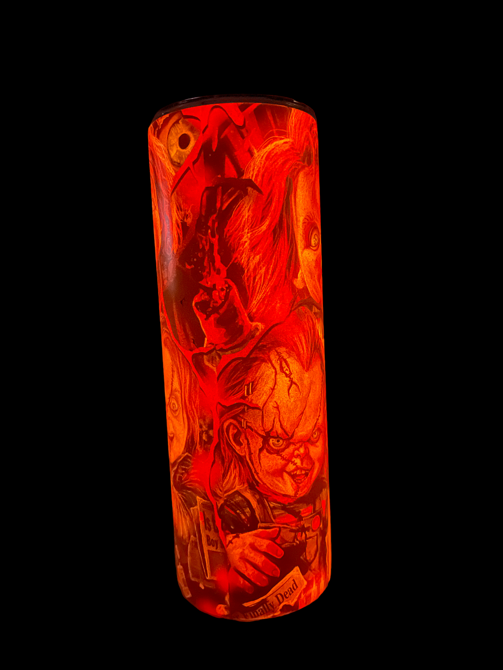 Photo of Child's Play Chucky Red Glow-in-the-Dark – 20 oz Tumbler