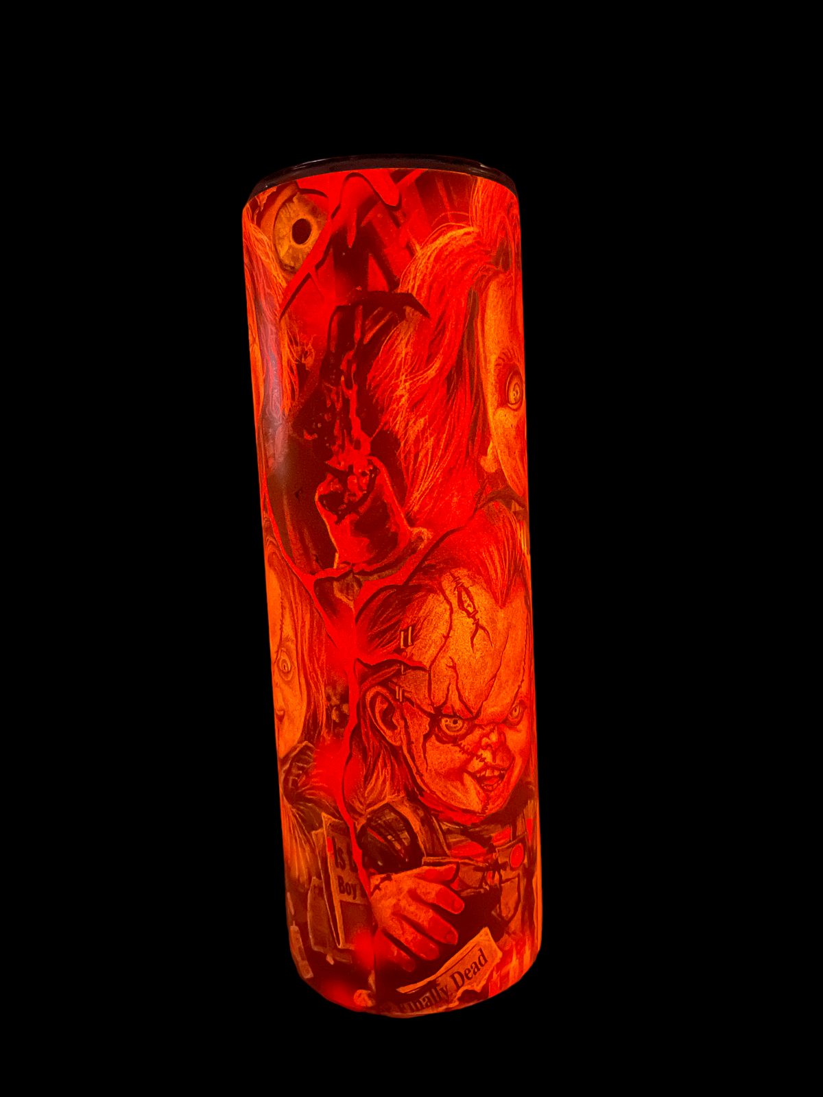 Photo of Child's Play Chucky Red Glow-in-the-Dark – 20 oz Tumbler