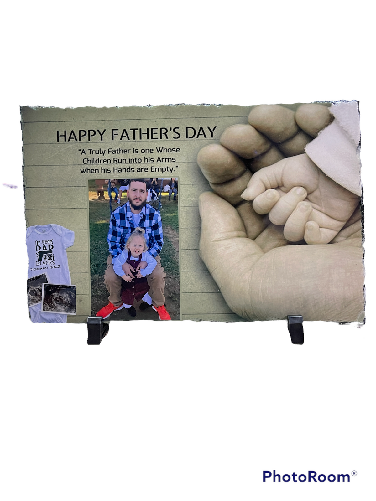 Photo of Personalized Memorial Photo Slate – 12 × 8 in