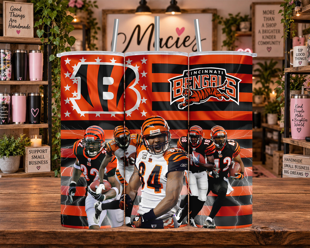 Cincinnati Bengals Football Players 20 oz Tumbler