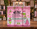 Pink Grinch Christmas Schedule 20 oz Tumbler
