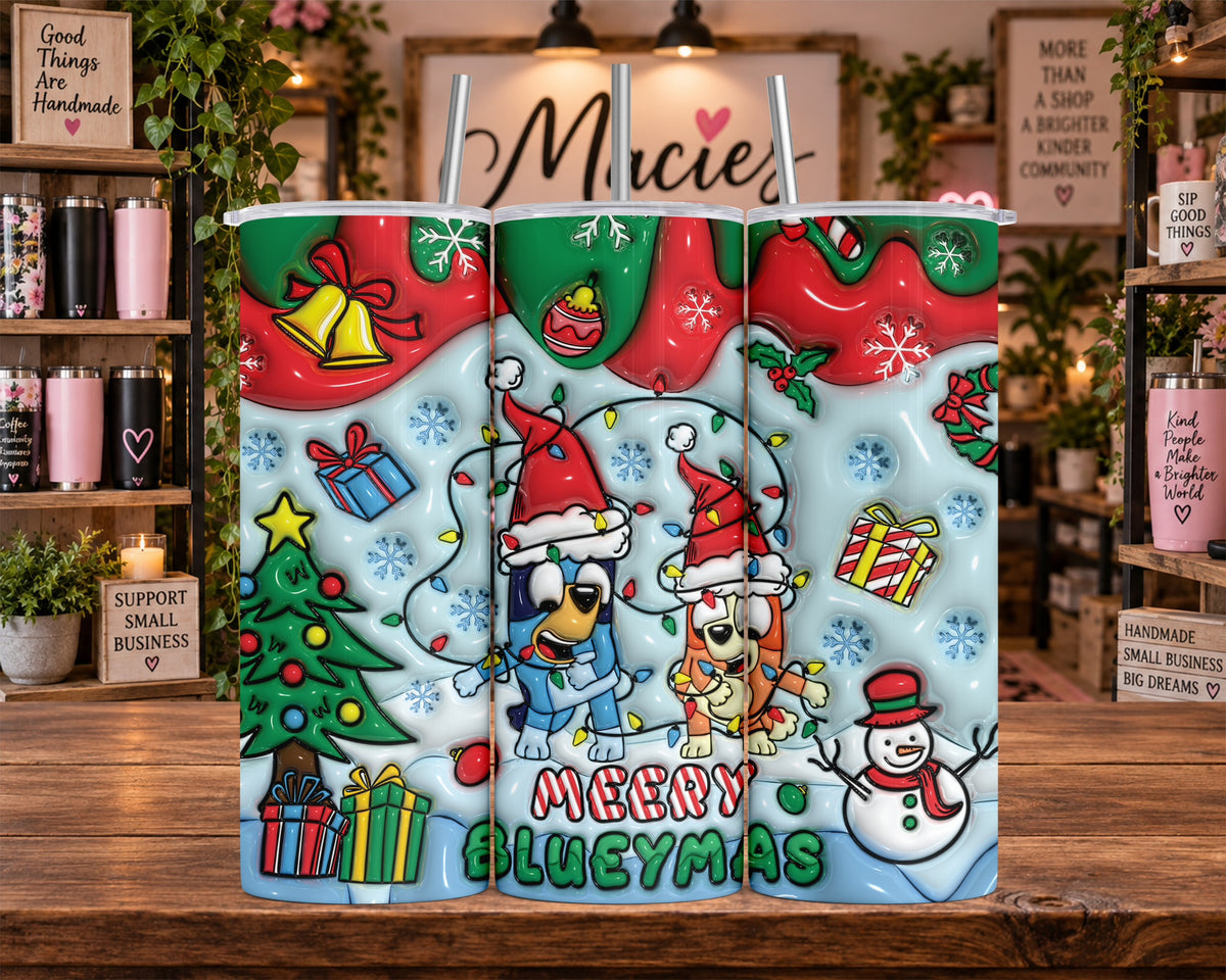 Christmas Cartoon Characters 20 oz Tumbler
