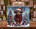 Christmas Highland Cow 20 oz Tumbler