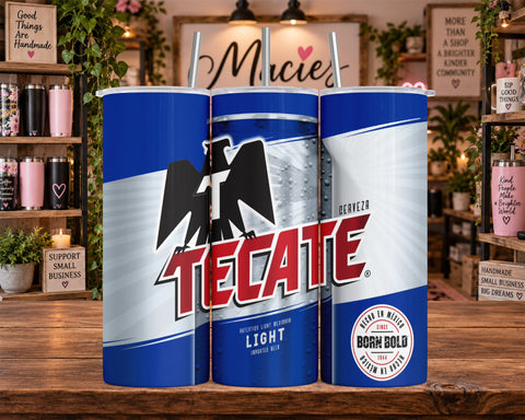 Tecate Beer Logo 20 oz Tumbler