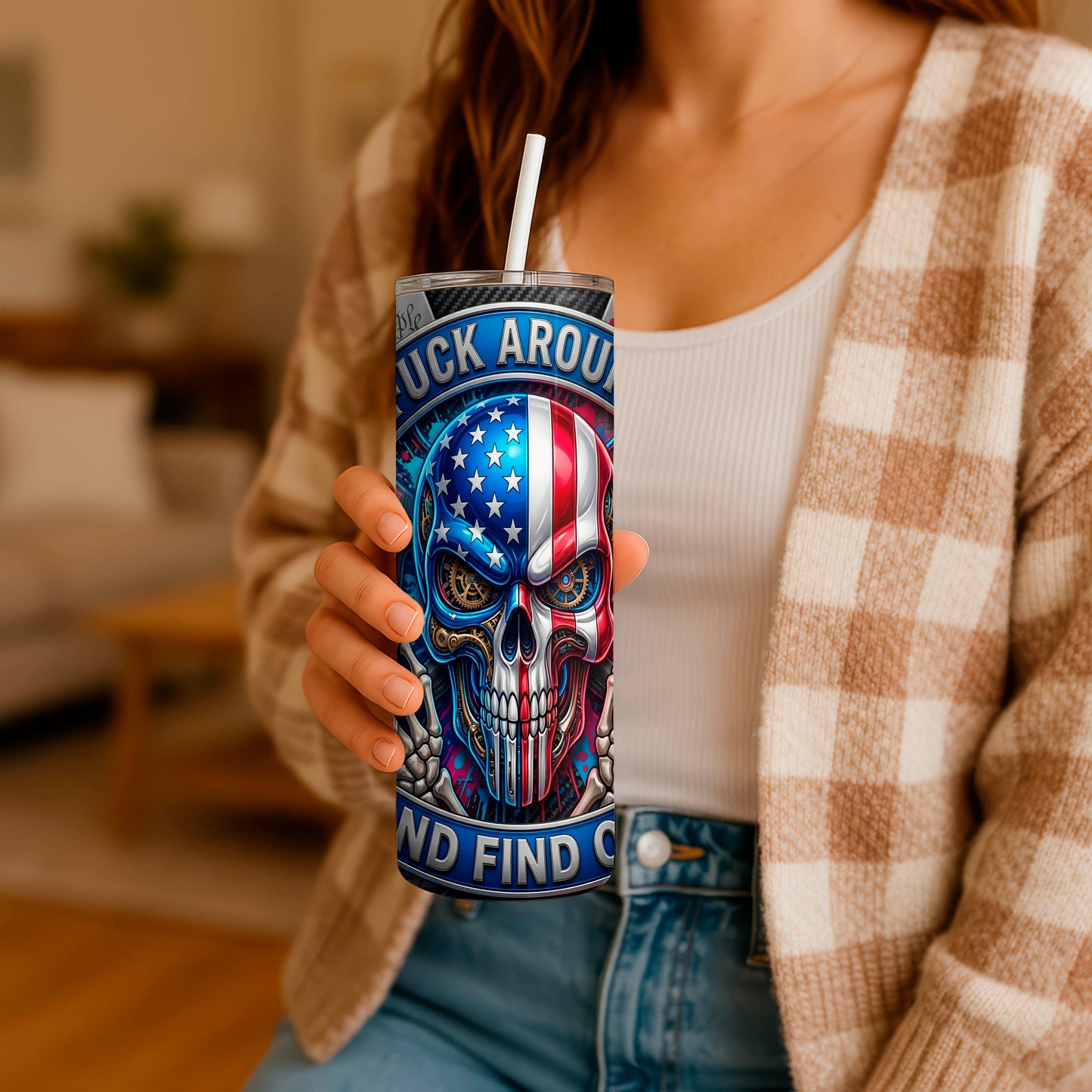 20 oz FAFO by Macies Handmade Treasures Tumbler