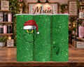 Festive Black Cat Santa Hat 20 oz Tumbler