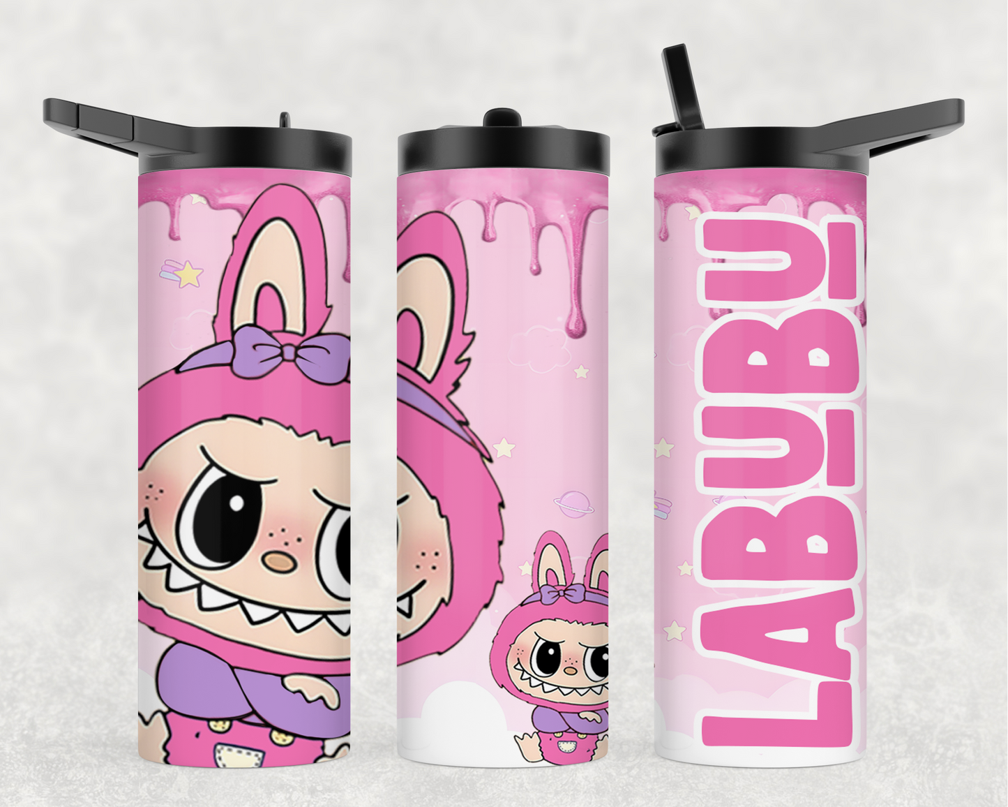 Sports lid Labubu Design Tumblers