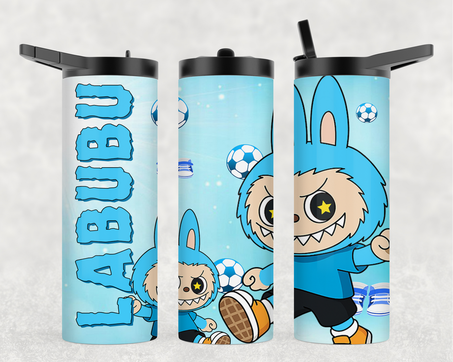 Sports lid Labubu Design Tumblers