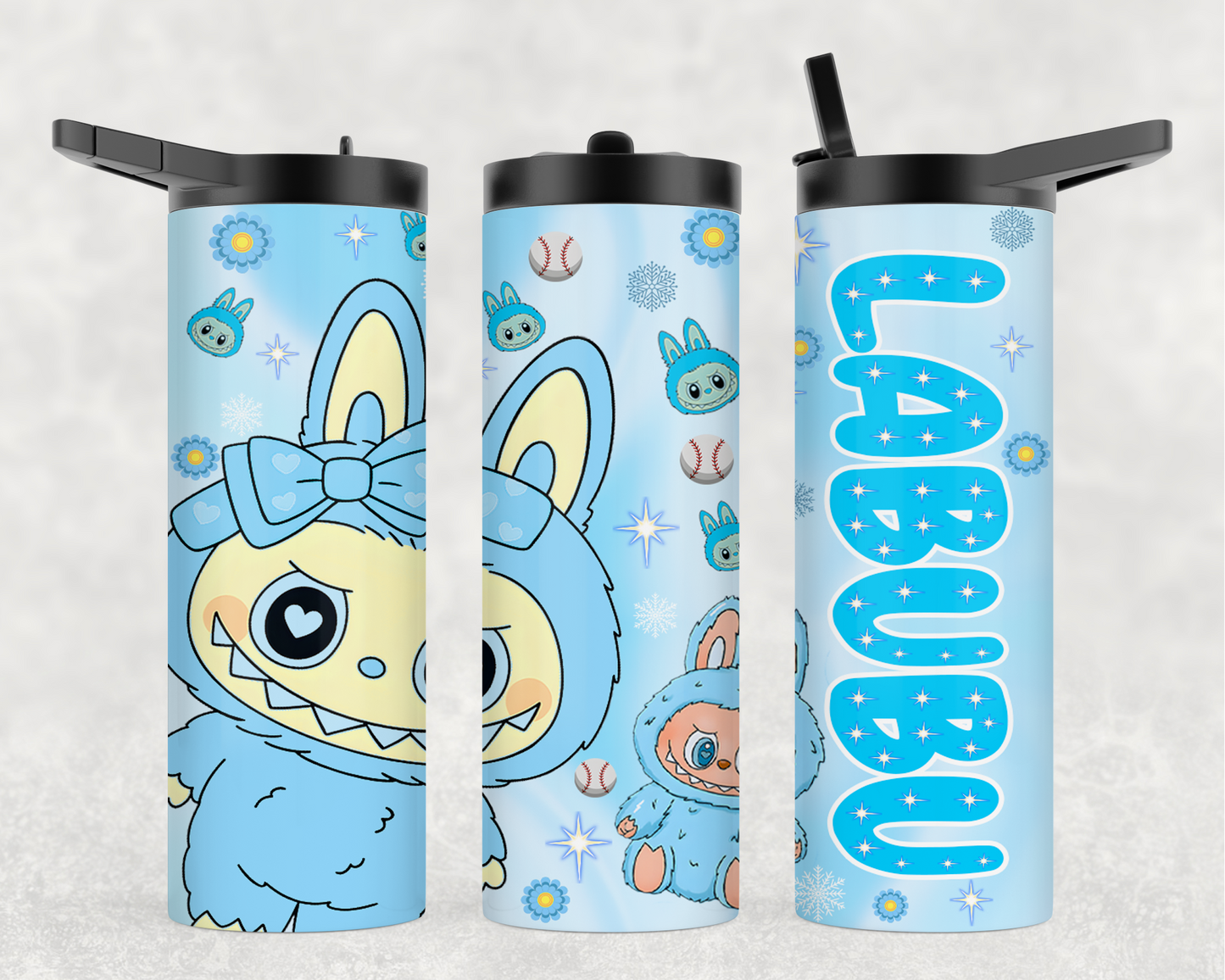 Sports lid Labubu Design Tumblers