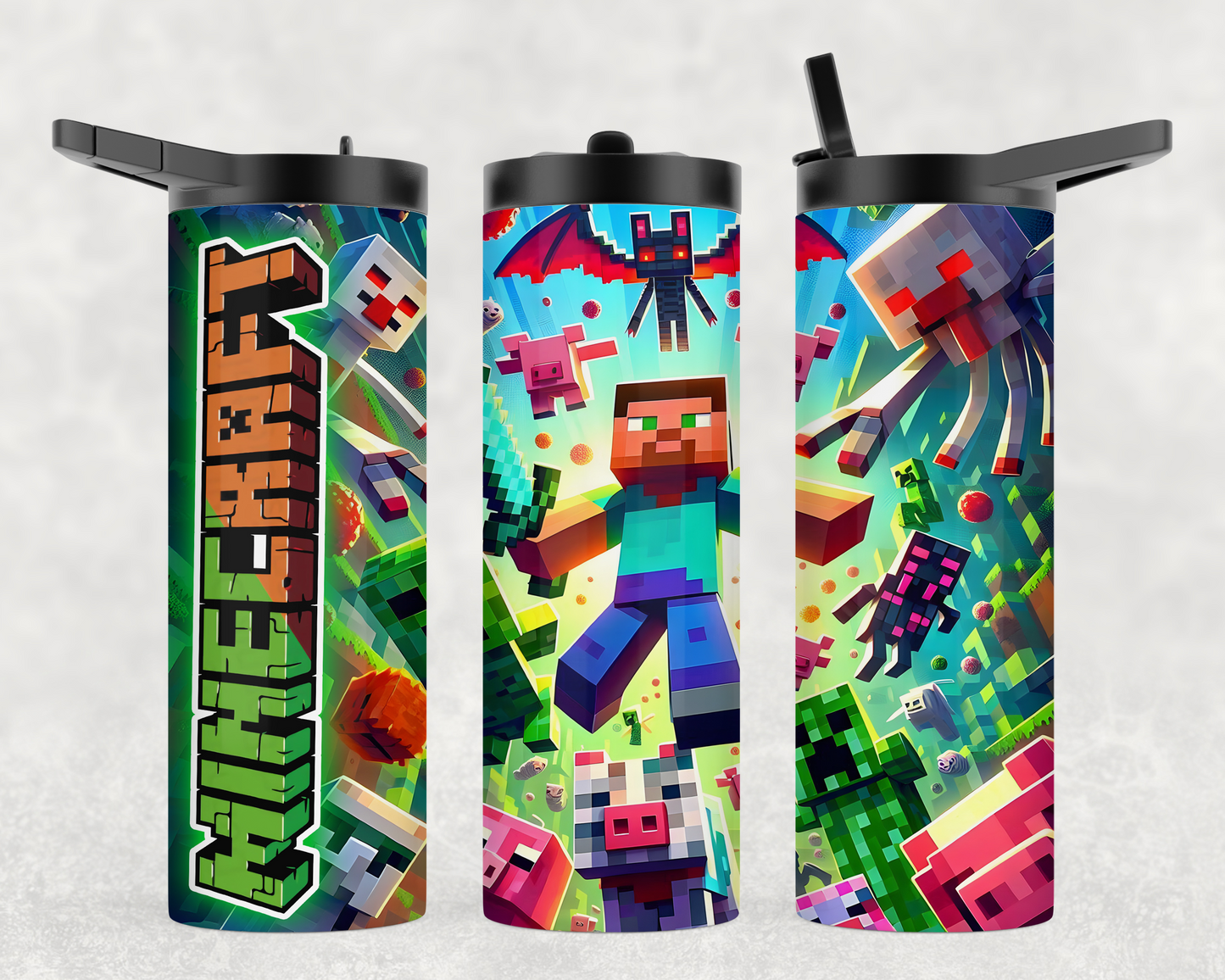 Sports Lid Duo Minecraft Tumblers