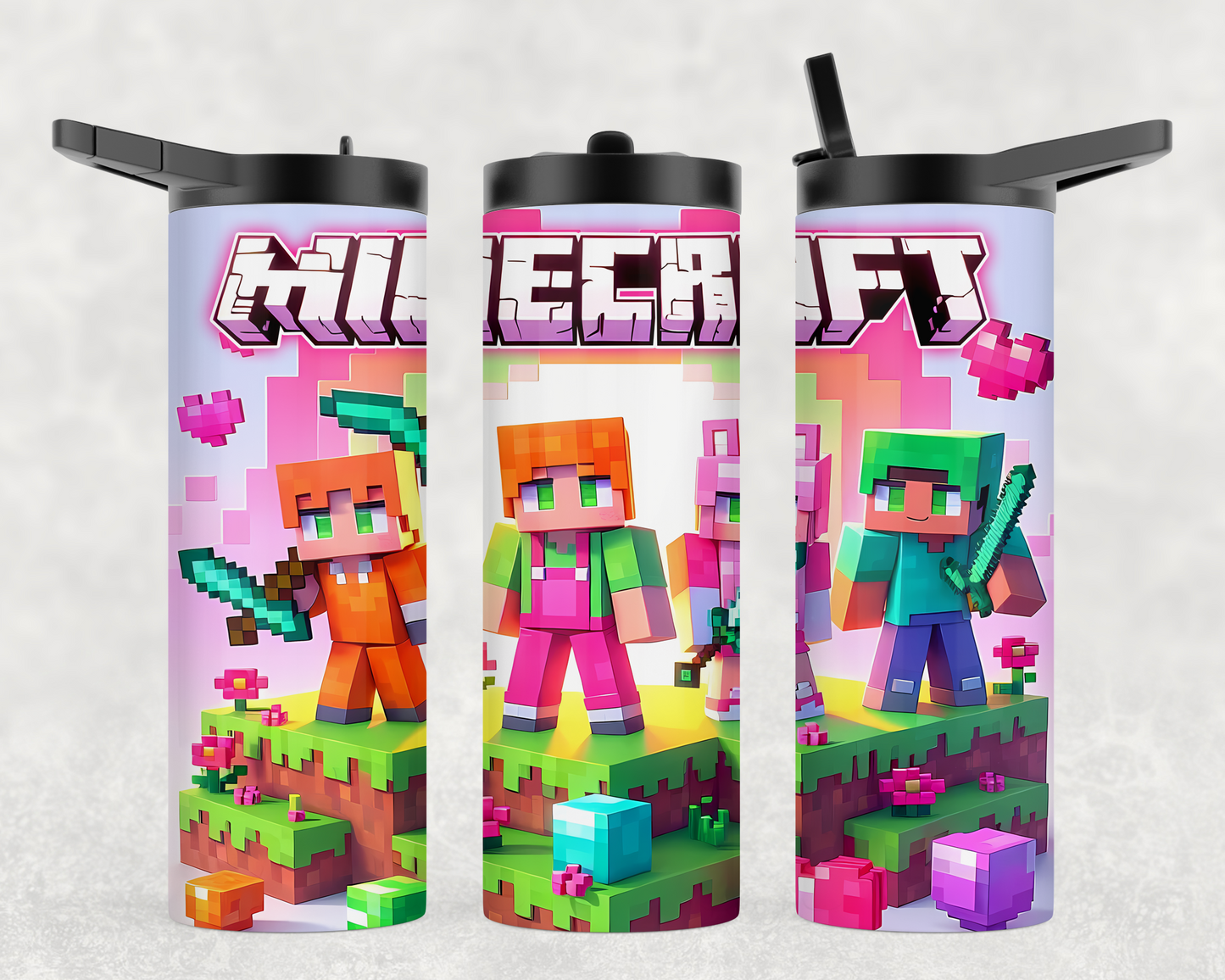 Sports Lid Duo Minecraft Tumblers