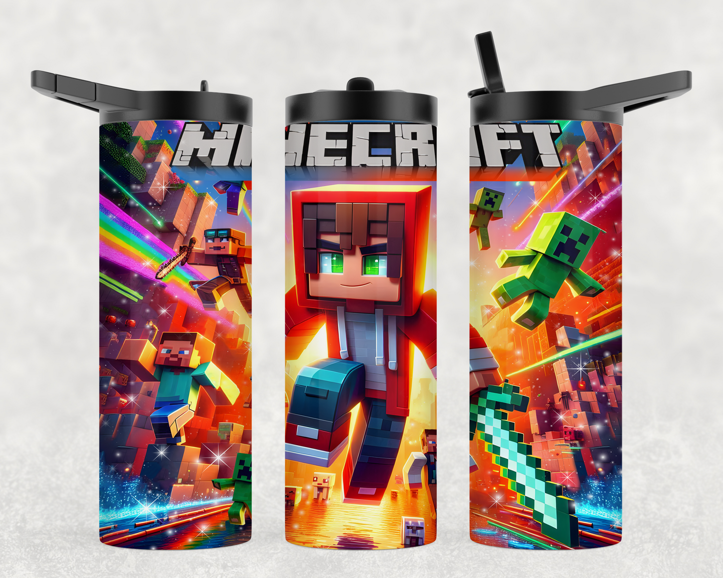 Sports Lid Duo Minecraft Tumblers