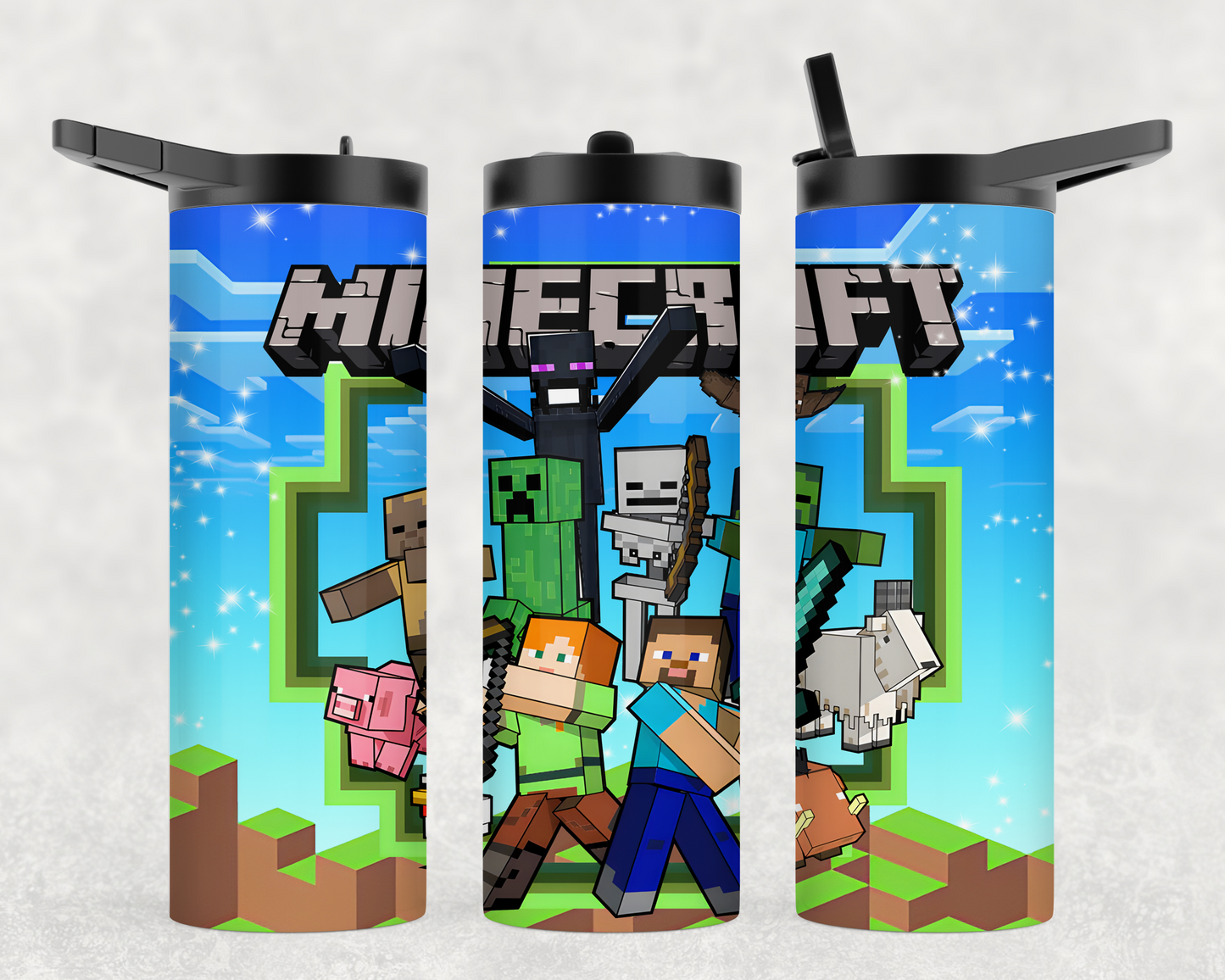 Sports Lid Duo Minecraft Tumblers