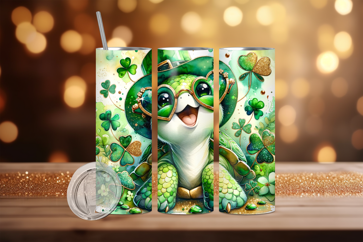 Photo of St Patty Baby Turtle – 20 oz Tumbler