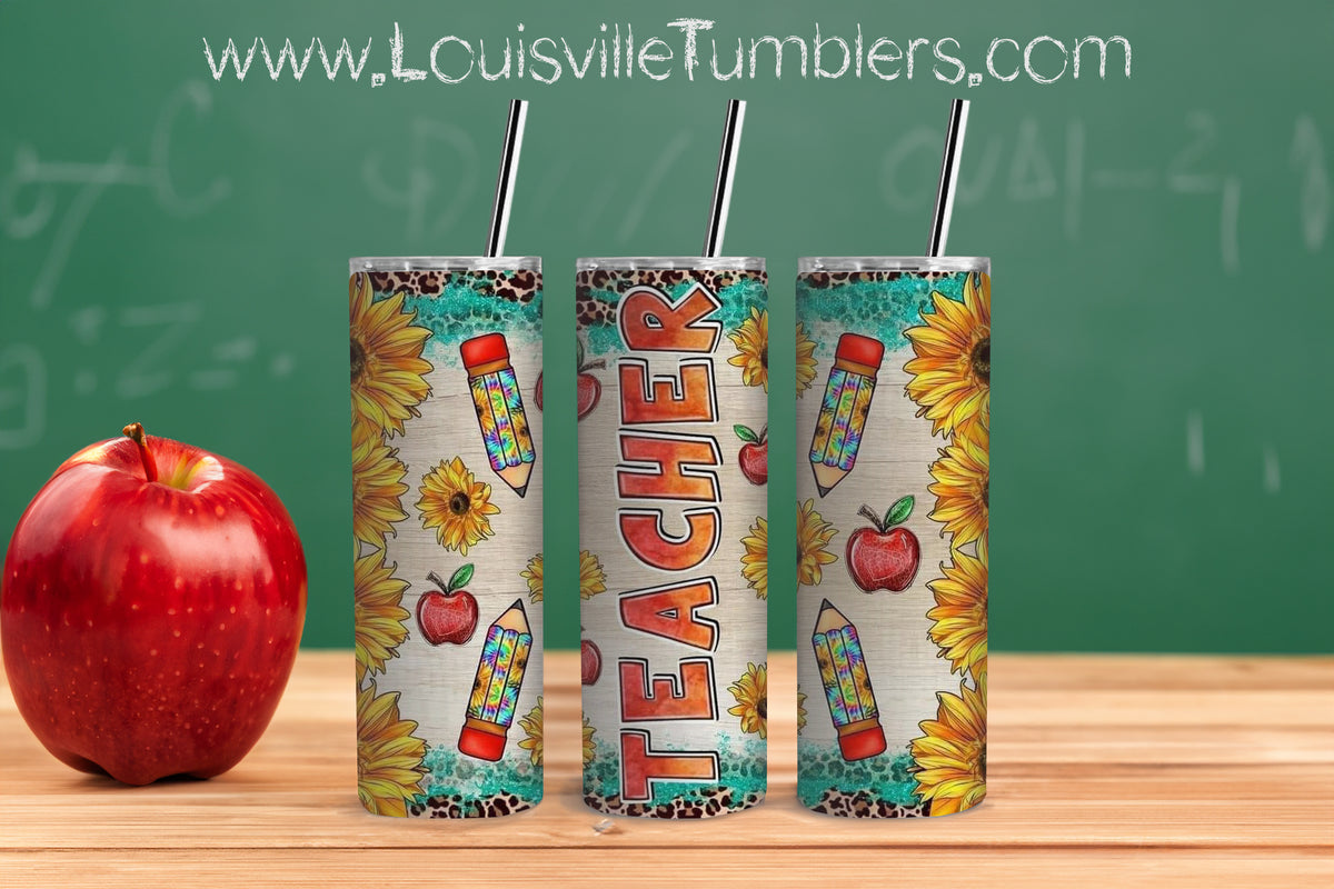 Photo of Teacher Sunflower's – 20 oz Tumbler