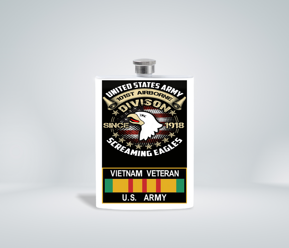 Photo of 101St Screaming Eagles – 7 oz Hip Flask