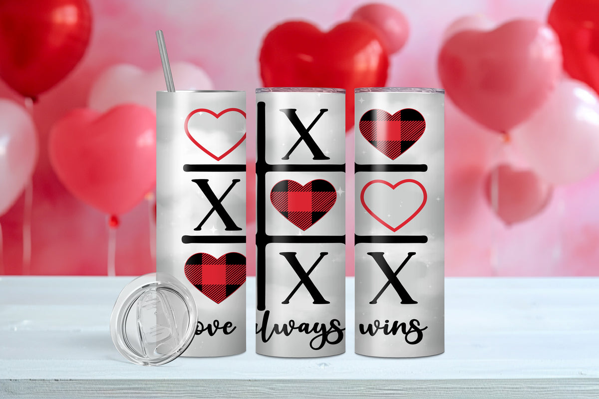 X & Hearts – 20 oz Tumbler